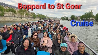 Cruise ride from Boppard to St Goar Germany Europe by Isha Tours Paris Tulip Garden Belgium युरोप [upl. by Daberath700]