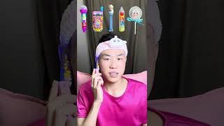 🍜🍧🍭ASMRPinkthemed Mukbang  Perfect for Sleepimmersive asmr asmrsounds [upl. by Fisher]