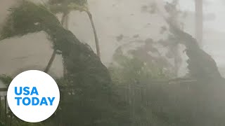 Debris from tornado cracks homeowners window before Hurricane Milton [upl. by Idas650]