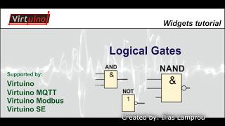 Virtuino Logical gates [upl. by Ahsiram]