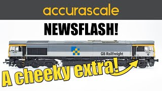 ACCURASCALE NEWS FLASH Euro Class 66 Limited Edition  MODEL RAILWAY NEWS [upl. by Oiramal]