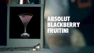 ABSOLUT BLACKBERRY FRUITINI DRINK RECIPE  HOW TO MIX [upl. by Isabeau]