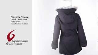 Canada Goose Ladies Trillium DaunenParka mit Pelzkragen black  schwarz [upl. by Sherfield]