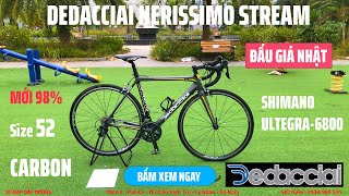 DEDACCIAI NERISSIMO  Ultegra 6800  CARBON  Đấu giá Nhật  LH 0938989335 [upl. by Sclar]