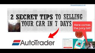 Sell My Car Online in 7 Days  Autotrader Prices amp Advert  Used Car Guy [upl. by Ardnauqal]