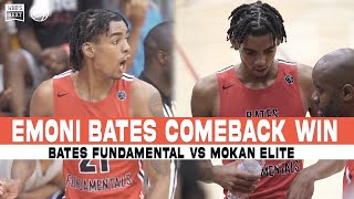 Emoni Leads Bates Fundamentals in a HUGE COMEBACK WIN [upl. by Tica90]