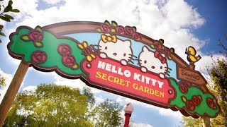 Walkthrough of Hello Kitty Secret Garden at Drusillas Park [upl. by Dnalwor]