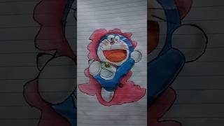 How to draw doraemon art drawing painting india trendingshorts colourdrawing sortfeed sorts [upl. by Surovy891]