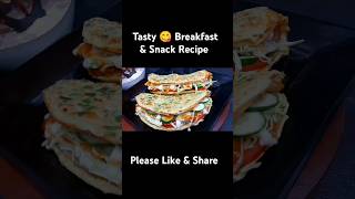 Tasty 😋 Breakfast amp Snack Recipe snacks shorts [upl. by Yelknirb]