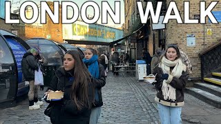 🇬🇧 West London Walking Tour Little Venice Affluent Residential District Camden Market 4k HDR [upl. by Rumery]