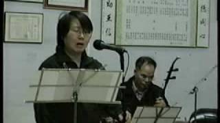 Middle age Cantonese Opera singer Butterfly Lovers excerpt San Bak Lum Jong1 山伯临终 [upl. by Suqram]