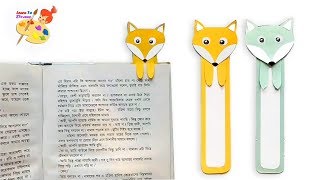 How to make paper bookmarks step by step Easy craft [upl. by Cohe]