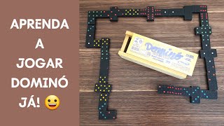 COMO JOGAR DOMINÓ  TUTORIAL  NATÁLIA DE JESUS [upl. by Nahgam]