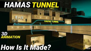 Hamas Tunnel How Is It Made tunnel israel gaza [upl. by Aenotna962]