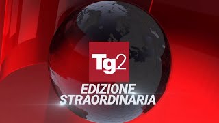 Sigla Tg2 Edizione Straordinaria dal 26 febbraio 2023 [upl. by Auqemahs]