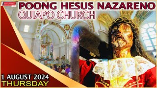 LIVE Quiapo Church Mass Today  1 August 2024 Thursday Hesus Nazareno [upl. by Ebsen]