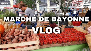 VLOG MARCHÉ DE BAYONNEPAYS BASQUEASMRTOUR BAYONNELES HALLES DE BAYONNE [upl. by Amliv56]