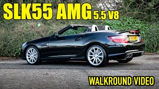 Mercedes SLK55 R172 55L V8  Walk Around Video [upl. by Jeana537]