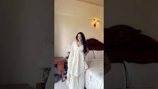 Prettiest kurta set ever  ethnic hair youtubeshorts ethnic ethnicwear ethnicfashion cabincrew [upl. by Hsur]