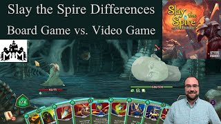 Slay the Spire Differences Between the Board Game and the Video Game [upl. by Coates]