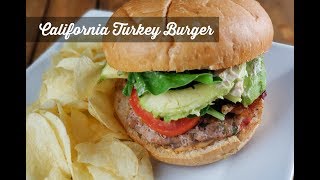 California Turkey Burgers with Avocado amp Bacon  Cuisinart Griddler GR4N  Amy Learns to Cook [upl. by Ynafit807]