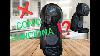 🔴☕🍩 Funcionamiento cafetera DOLCE GUSTO PICCOLO XS Nescafe  Como encenderlausarlalimpieza [upl. by Ransome]