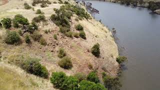 Melton reservoir Werribee river drone fly over [upl. by Ttenna735]