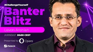 Banter Blitz with Levon Aronian [upl. by Nitnert275]