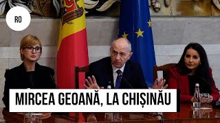 Mircea Geoană la Chișinău redobândirea cetățeniei române trebuie înlesnită [upl. by O'Toole665]