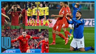 Portugal Macedonia Suecia y Gales avanzan Italia se queda sin mundial [upl. by Clement]