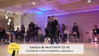 Amelia amp Matthew  Farewell Milonga Studio ICA Plus  24  No Mientas タンゴ 탱고 [upl. by Azaria927]