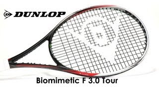 Dunlop Biomimetic F 30 Tour Racquet Review [upl. by Attenyw223]