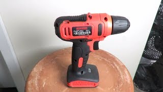 Como usar Furadeira Parafusadeira 12v LD12S Blackdecker do jeito certo  Gravado com cânon sx60 [upl. by Aimek]