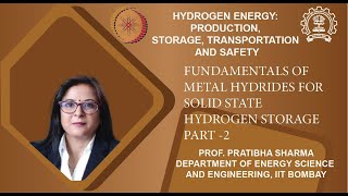 Lecture 48 Fundamentals of Metal Hydrides for Solid State Hydrogen Storage Part 2 [upl. by Onurb918]