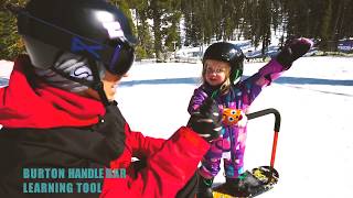 Burton Riglet X SierraatTahoe Family Snowboarding [upl. by Drud731]