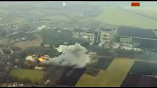 Video Shows Storm Shadow Strike on Command Post in Kursk  11 Hits [upl. by Aihsirt537]