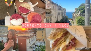 HOLIDAY VLOG in Sorrento Italy🇮🇹 Day 1 [upl. by Ahsyt]