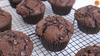 Chocolate Muffins  Mortar and Pastry [upl. by Olodort]