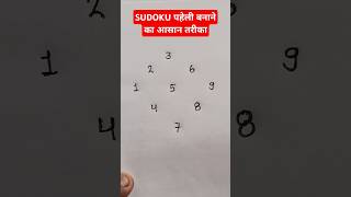 Sudoku puzzle trickshortsmaths [upl. by Earased]