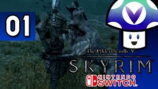 Vinesauce Vinny  The Elder Scrolls V Skyrim Switch part 1 [upl. by Airdnek]