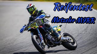 Metzeler M9RR Reifentest  Supermoto Rennstrecke  TEAMKEV95 [upl. by Mahon624]