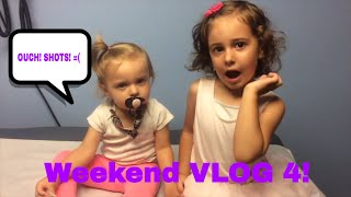 18 MONTH SHOTS amp BEACH DAY  Weekend Vlog  4  MOMMY MIRJANA [upl. by Ahsircal246]