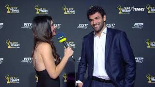 Matteo Berrettini ai Supertennis Awards 2024 [upl. by Etteuqal142]