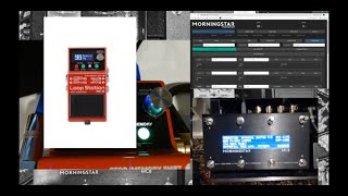 How To BOSS RC5 Midi w MC8 MC6 MC3 Morningstar Midi foot controller [upl. by Ennail]