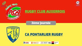 Rugby club Auxerrois vs CAPontarlier Rugby [upl. by Enelegna188]