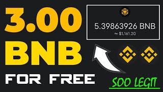 1000 FREE BNB IN 5 SECONDS step by step HOW TO EARN FREE BNB IN TRUST WALLET [upl. by Rufus377]