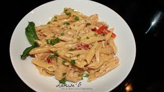 Easy Sun Dried Tomato Chicken Pasta Recipe  Easy Valentine Dish  Episode 241 [upl. by Atirec]