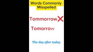 Commonly Misspelled Words in English  Formula  Vacuum english antonyms education [upl. by Kcaj]