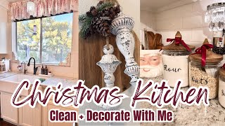 CHRISTMAS DECORATING  CHRISTMAS KITCHEN DECOR  FRENCH COUNTRY STYLE  CHRISTMAS DECOR IDEAS [upl. by Lleznod]