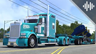 Custom W900 Show Truck  American Truck Simulator ATS Showcase [upl. by Jedd]